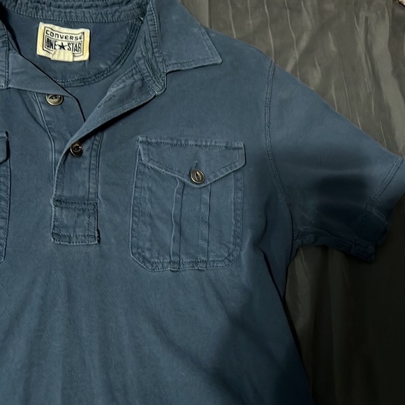 Converse Navy Blue Polo. Size Small. - Picture 3 of 5